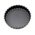 Miniatyrbild 1 av 3: Äppelpajform Pizzapanna Non-Stick Rund Krisantemum Spetsform Lös Botten Äggtartform Kakform (3 Tum Lös Botten Non-Stick Pajform [Svart]),