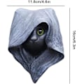 Miniatyrbillede 2 af 4: Mystisk Kat Skulptur Resin Håndværk Vedhæng (Grå),