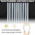 Miniatyrbild 5 av 5: Förpackning med 100 Smältlimstift - 11 mm x 200 mm - Transparent - För Smältlimpistol (2 kg)
