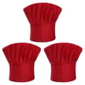 3-pack justerbar kockmössa för vuxna för bakning, matlagning, köksproffs