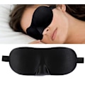 Miniatyrbillede 1 af 6: 3-pak - 3D Søvnmaske / Øjenmaske / Øjenbind - Sort Black Svart