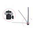 Miniatyrbillede 4 af 4: 16 cm Ring Light, LED Ring Light til Tripod, Live Stream Ring Light til Telefon med Tripod Stativ 10 Lysstyrkeniveauer til Makeup