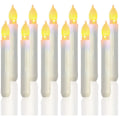 Miniatyrbild 1 av 5: Set med 12 vita flimrande LED-ljus för jul