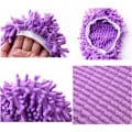 Miniatyrbillede 3 af 5: Chenille Rengøring Skoovertræk 10 stk. Orange*2+Pink*2+Grøn*2+Lilla*2+Blå*2
