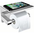 Miniatyrbillede 1 af 5: 304 Rustfrit Stål Papirhåndklædeholder Toiletpapir Rulleholder Papirhåndklædeholder Toiletpapirholder (Enkelt Rulle Børstet Ned)