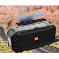 Pikkukuva 2 / 5: Kannettava FM-radio ulkoiluun, Bluetooth-kaiutin subwooferilla, langaton Bluetooth-kaiutin aurinkolampulla (musta)