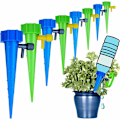 Miniatyrbillede 1 af 4: Automatisk vandingsanordning, justerbart plantevandingssystem, plante-blomstervanding, passer til de fleste flasker (12 stk)
