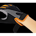 Miniatyrbillede 4 af 4: Is silke helfinger Frisbee handsker til voksne mænd og kvinder, udendørs cykling, skridsikre touch screen solbeskyttelseshandsker (orange (one size))
