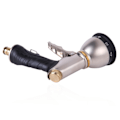 Miniatyrbillede 3 af 3: 9-funktions front trigger multifunktionel højtryks vandpistol elektropletteret guld metal bilvask vandpistol (en)