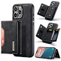 Miniatyrbillede 3 af 11: M2 Magnetisk Wallet Case til iPhone 16 Pro Max - Sort