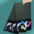 Miniatyrbild 4 av 5: iPad-fodral med bakgrundsbelyst tangentbord iPad Mini 4/5 Svart vit Sort hvid