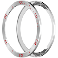 Pikkukuva 5 / 5: Garmin Tactix 8 47mm Kehys: Hopea-Punainen Aikavyöhykeversio