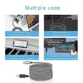 Miniatyrbillede 1 af 5: Type C til MIDI-kabel USB C til USB B 2.0 printerkabel printer scannerkabel til AiO, printere og mere