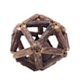 Miniatyrbild 1 av 4: Mutian Polygonum Utsökt Boll Kattleksak Innehåller Myntaboll för att Retas Kattklocka och Gnaga Tänder (2-pack),