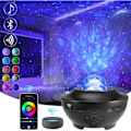 Miniatyrbillede 1 af 5: USB bluetooth musik atmosfære lys unik grøn laser stjernenat lys WIFI APP 8W
