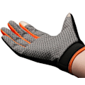 Miniatyrbillede 2 af 4: Is silke helfinger Frisbee handsker til voksne mænd og kvinder, udendørs cykling, skridsikre touch screen solbeskyttelseshandsker (orange (one size))