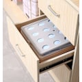 Miniatyrbillede 4 af 4: 6 Stykker Grå Lazy Folding Clothes Board Hjem Garderobe Tøj Bukser Garderobe Tøjopbevaring 35,5*29CM Stor,