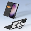 Pikkukuva 3 / 4: Samsung Galaxy S24 -sarjan kotelo, magneettinen tuki, musta Samsung Galaxy S24 Plus
