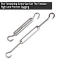 Miniatyrbillede 2 af 6: Triangle Shade Sail Hardware Kit