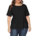 Miniatyrbillede 3 af 5: Smart Top Sort Svart 4XL