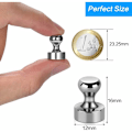Pikkukuva 2 / 5: 24 kpl Metallisia Magneettinauloja Vahvat Metallimagneetit 12x16mm Ilmoitustauluille, Jääkaappiin jne.