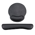 Miniatyrbild 1 av 2: Ergonomiskt handledsstöd och musmatta set Svart Sort