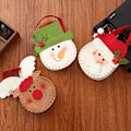 Miniatyrbillede 4 af 5: Julegodtepose Æblepose Gavepose, Snemand Dukke Tote Bag LWD-05