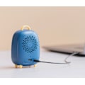 Miniatyrbild 2 av 5: Bluetooth-högtalare, Söt Tecknad Mini Djur Rymdkapsel Högtalare (Blå)