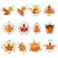 Miniatyrbillede 2 af 4: Thanksgiving Day Kageudstikker i Rustfrit Stål Form DIY Kagebageværktøj Sæt med 12,