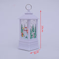 Miniatyrbillede 2 af 5: Store Julelygte Dekorationer, Julebordstilbehør, Lysekrone, Ønskelys, Julegaver, Hvid, Snemand