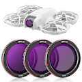 Miniatyrbillede 4 af 8: DJI Neo filtersæt med CPL, ND8, ND16, ND32 filter