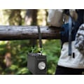 Pikkukuva 4 / 5: Kannettava FM-radio ulkoiluun, Bluetooth-kaiutin subwooferilla, langaton Bluetooth-kaiutin aurinkolampulla (musta)