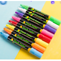 Miniatyrbillede 3 af 4: Metal Kridt Highlighter Sletbar Kridt Highlighter til Tavler, Scrapbøger, Vinduer, Glas - 8 Farver Mix