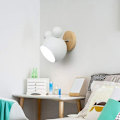 Miniatyrbillede 3 af 5: Nordisk Stil Sød Træbjørn Indendørs Væglampe Sengelampe Øjenbeskyttelse Bordlampe Soveværelse Stue Børneværelse Lamper (Hvid)