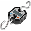 Miniatyrbillede 1 af 4: Elektronisk Vægt Elektronisk Bagagevægt Bærbar Digital Vægt med LCD Display Krog 150kg/300lb (Sort)