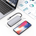 Pikkukuva 3 / 8: 9-in-1 USB-C -keskitin useilla porteilla, mukaan lukien HDMI, VGA ja Ethernet