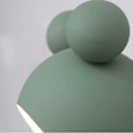 Miniatyrbillede 5 af 5: Nordisk Stil Sød Træbjørn Indendørs Væglampe Sengelampe Øjenbeskyttelse Bordlampe Soveværelse Stue Børneværelse Lamper (Grøn)