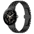 Miniatyrbillede 1 af 9: Google Pixel Watch3 45 mm rem i rustfrit stål Svart Sort