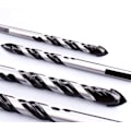 Miniatyrbild 4 av 4: Multifunktionell Karbid Twist Triangel Borr Set ([Set] 5 st Svarta Twist Triangel Borr Set: 6, 8, 10, 12mm)