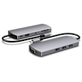 Pikkukuva 1 / 8: 9-in-1 USB-C -keskitin useilla porteilla, mukaan lukien HDMI, VGA ja Ethernet