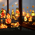 Miniatyrbillede 2 af 5: LED Juledekorationslys (Juleskjold)