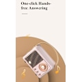 Miniatyrbild 4 av 5: Bluetooth Audio Retro Mini Portabel Audio Trådlös Kortradio (Vit),