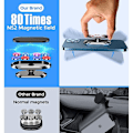 Miniatyrbillede 3 af 5: Multifunktionel 360° Roterende Mobiltelefonholder Lang Strimmel Stærk Magnetisk Sugekraft Simpel Mini Navigationsbilholder