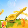 Miniatyrbild 3 av 3: Två-i-ett manuell juicepress i aluminiumlegering, köksredskap, juicepress, hushålls mini frukt citronklämma (gul plus grön),