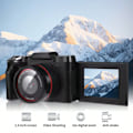 Miniatyrbild 7 av 11: HD digitalkamera med 16 MP och 16x digital zoom Svart Sort