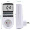 Miniatyrbillede 2 af 5: Elektrisk Stikkontakt Timer, Ugentlig Elektrisk Stikkontakt Timer med 10 Programmer, 24/7 Programmerbar Stikkontakt med LCD Skærm (1 STK)