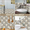 Miniatyrbild 5 av 5: AMJ imitation stenstruktur småstenstruktur specialeffekt typ FG24 gulbrun grov 15cm*30cm*6st