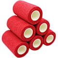 Pikkukuva 1 / 5: Itseliimautuvat siteet, joustavat fleecesiteet, urheiluteippi Alleray Test Red, 10cm