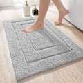 Miniatyrbild 1 av 5: Halkfri Badrumsmatta, Mjuk Mikrofiber Badrumsmatta, Vattenabsorberande, Maskintvättbar, Extra Tjock Duschmatta för Badrum