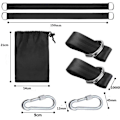 Pikkukuva 2 / 5: Swing Straps Plus Pads 8-Merkkinen Pyörivä Rengas 1,5 Metrin Musta Ulkokäyttöön Tarkoitettu Kiinnitysköysi + Pehmusteet